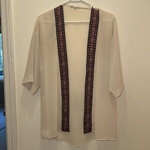 Lightweight sheer cardigan